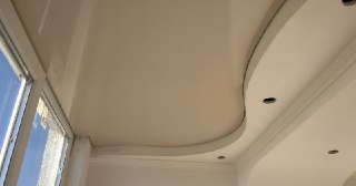Натяжной потолок на балкон Слободской, цена 6167 руб.