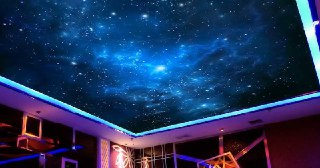 Натяжной потолок звездное небо Слободской, цена от 5222 руб.